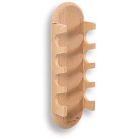 Whiteboard-Markerhalter Legamaster WOODEN, magnetisch, lagert 4 Boardmarker, B 60 x T 35 x H 200 mm, Buchenholz, lackiert